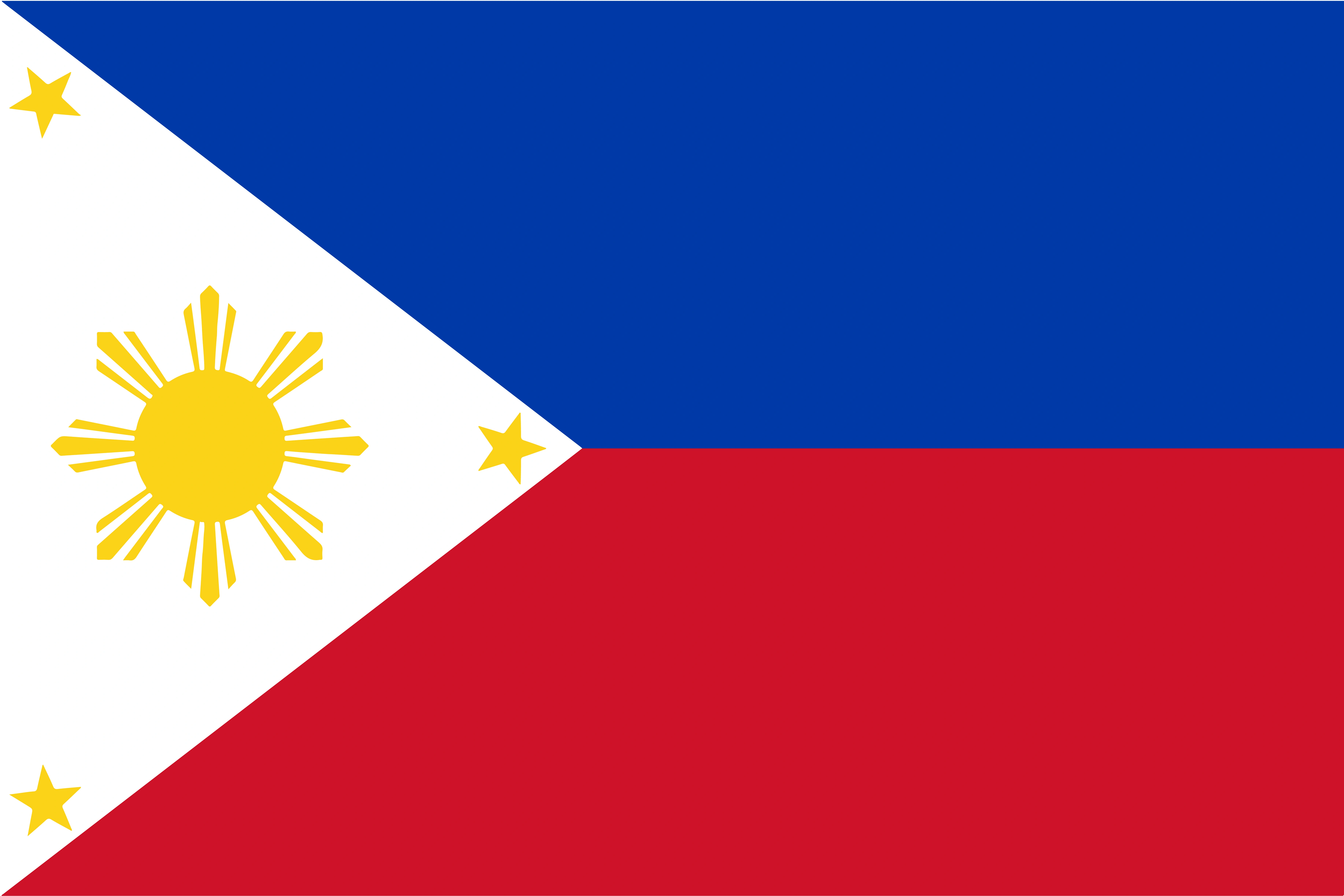 Philippine flag for the Makati City branch